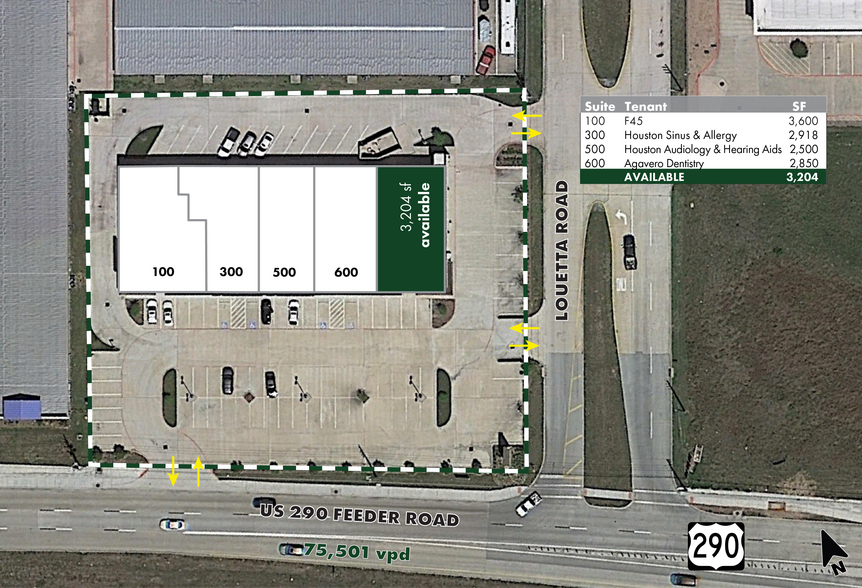 NWC Hwy 290, Cypress, TX à louer - Plan de site - Image 2 de 10