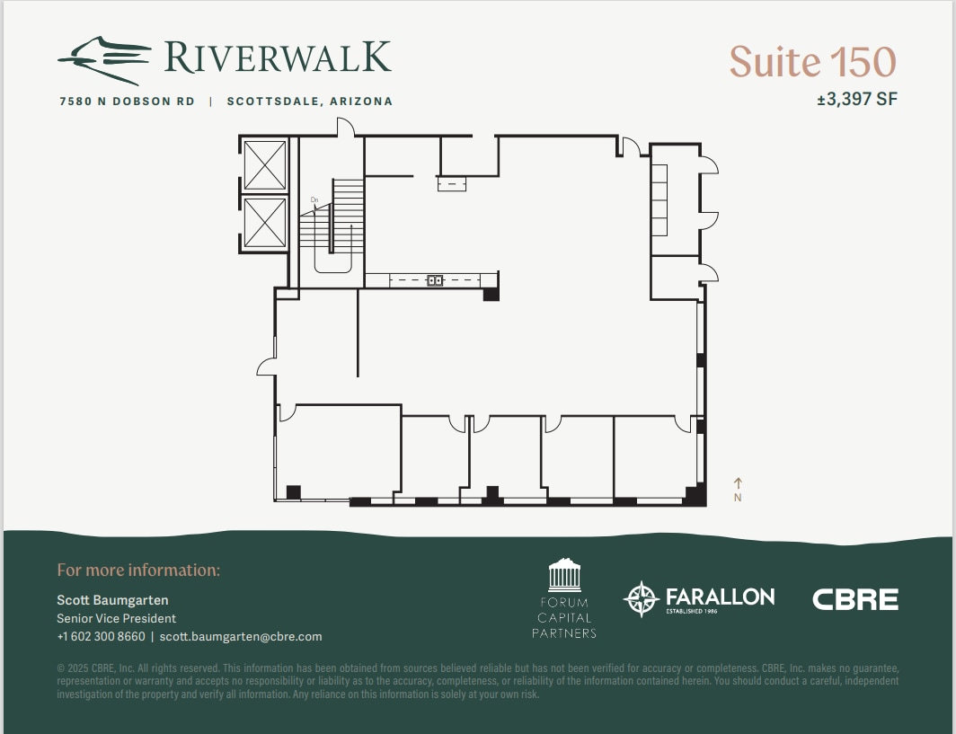 7580 N Dobson Rd, Scottsdale, AZ à louer Plan d’étage- Image 1 de 1
