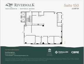 7580 N Dobson Rd, Scottsdale, AZ à louer Plan d’étage- Image 1 de 1