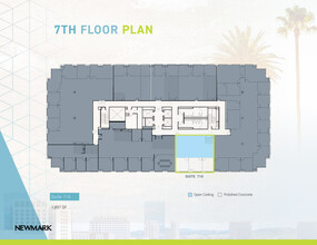 7700 Irvine Center Dr, Irvine, CA à louer Plan d’étage- Image 1 de 1