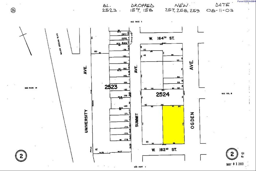 969 Ogden Ave, Bronx, NY à louer - Plan cadastral - Image 2 de 5