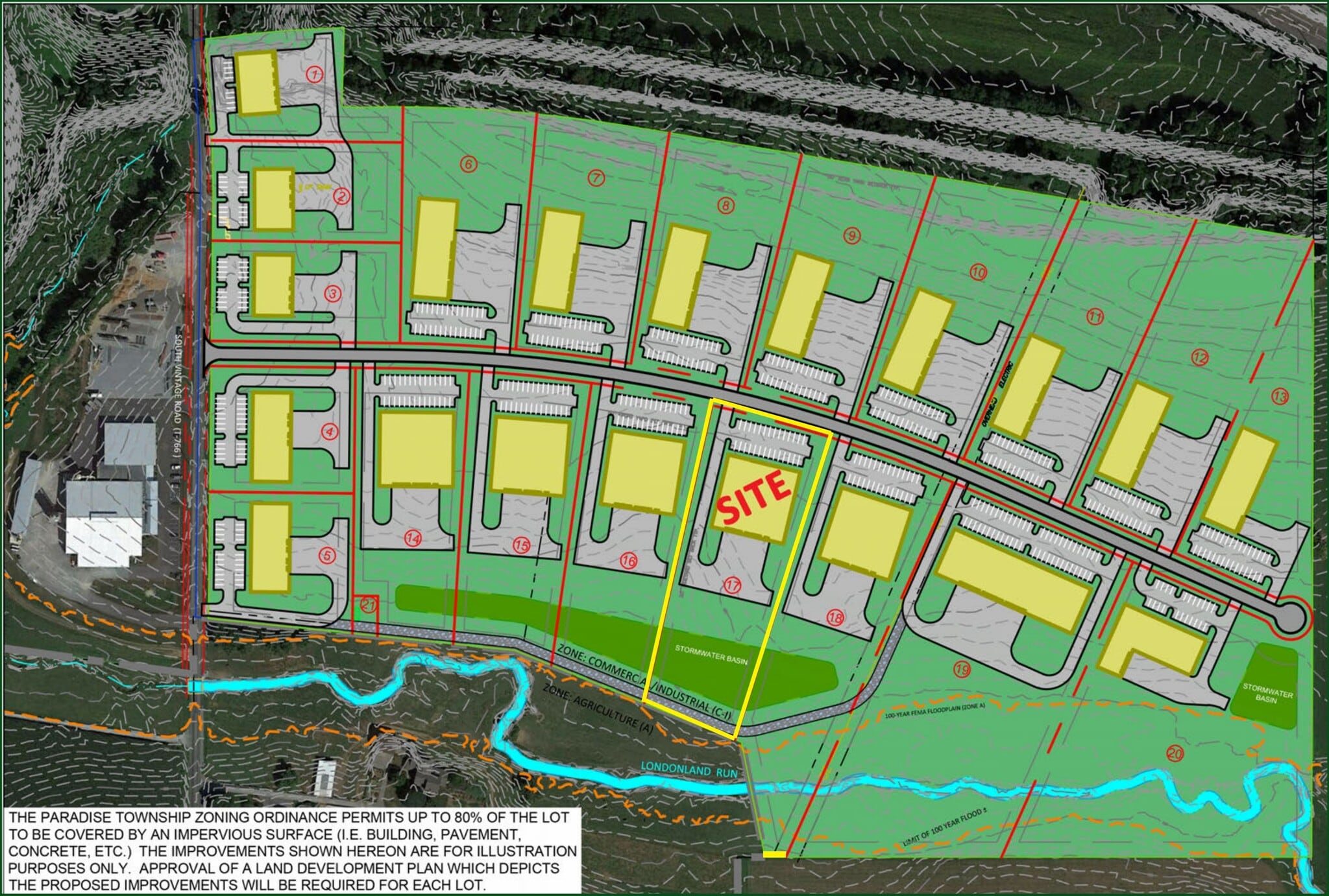 130 Ola Way, Paradise, PA for lease Site Plan- Image 1 of 4