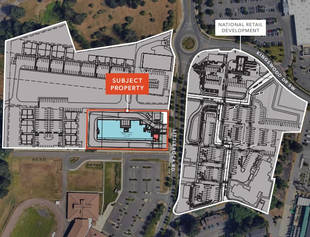 6115-6119 Littlerock Rd, Tumwater, WA for sale - Site Plan - Image 2 of 3