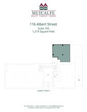 116 Albert St, Ottawa, ON for lease Floor Plan- Image 2 of 2