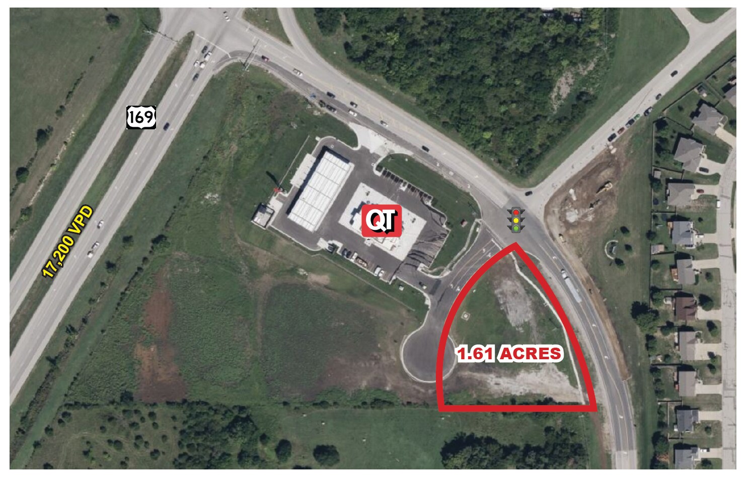 W 199th St & N Webster St, Spring Hill, KS for sale Aerial- Image 1 of 4