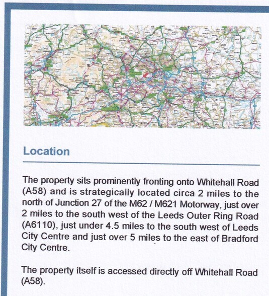 Whitehall Rd, Bradford à louer - Plan de site - Image 3 de 3