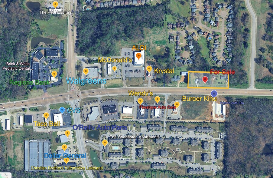 10046 US Highway 64, Lakeland, TN à vendre - Plan cadastral - Image 2 de 5