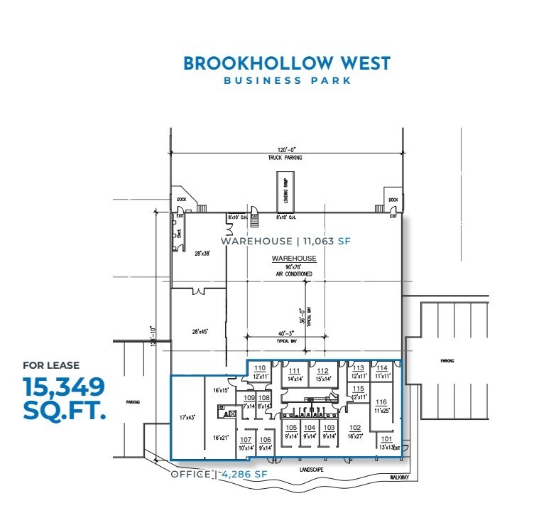 9777 W Gulf Bank Rd, Houston, TX for lease Floor Plan- Image 1 of 1