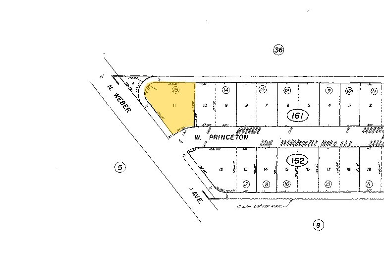 2266 W Princeton Ave, Fresno, CA à vendre - Plan cadastral - Image 3 de 3