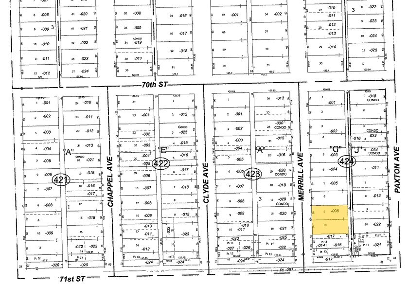 7041 S Merrill Ave, Chicago, IL à vendre - Plan cadastral - Image 2 de 8