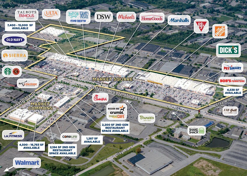 770-790 Jefferson Rd, Henrietta, NY à louer - Aérien - Image 2 de 14