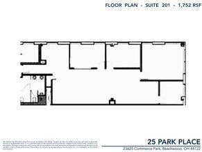 23625 Commerce Park, Beachwood, OH à louer Plan d’étage- Image 1 de 1