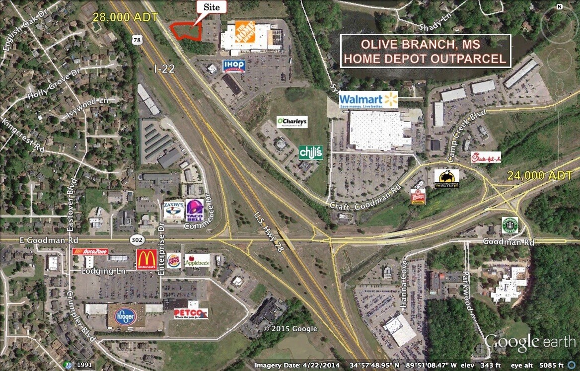 Goodman Rd & Hwy 78, Olive Branch, MS à vendre Photo principale- Image 1 de 4