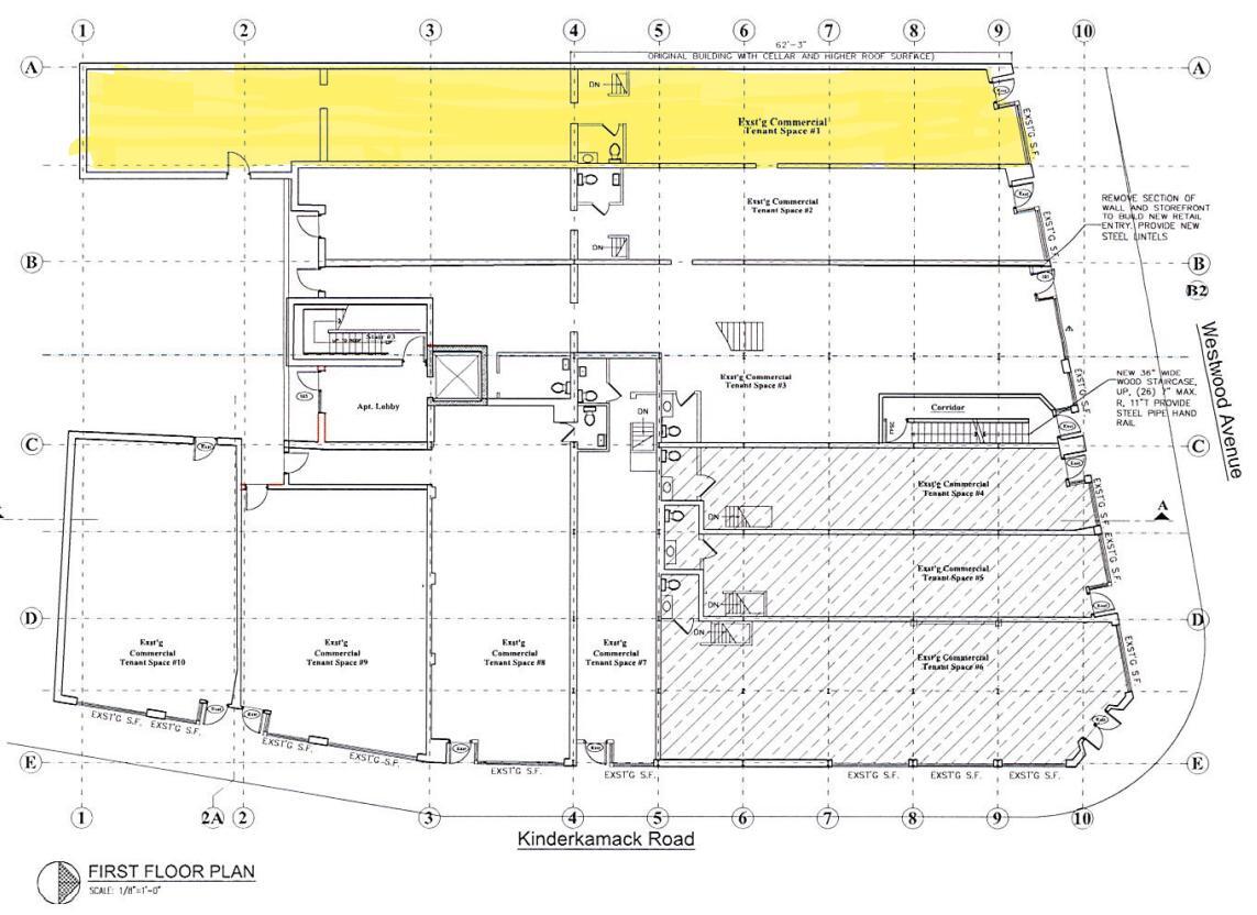326 Kinderkamack Rd, Westwood, NJ for lease Floor Plan- Image 1 of 1