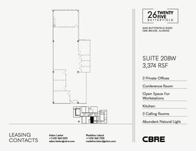2625 Butterfield Rd, Oak Brook, IL for lease Floor Plan- Image 1 of 2