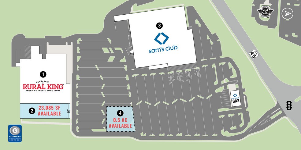 3201 IN-45, Bloomington, IN à vendre - Plan de site - Image 3 de 3