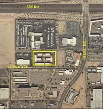 240 E Coury Ave, Mesa, AZ - Aerial  map view