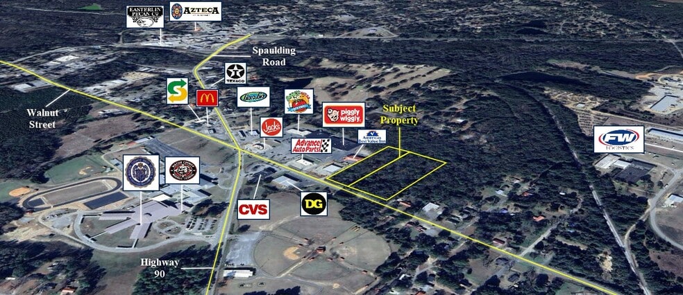 Spaulding Road & Walnut Street, Montezuma, GA for sale - Building Photo - Image 2 of 2