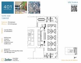 401 N Michigan Ave, Chicago, IL for lease Floor Plan- Image 1 of 3