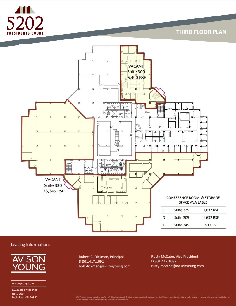 5202 Presidents Ct, Frederick, MD for lease Floor Plan- Image 1 of 1