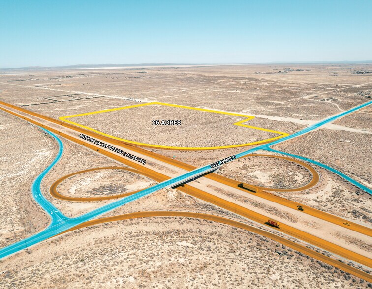 NE Corner I-14 & G Ave, Lancaster, CA à vendre - Photo du bâtiment - Image 1 de 5