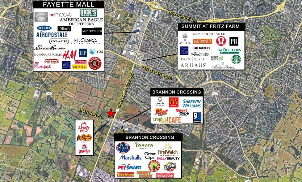 4615 Nicholasville Rd, Nicholasville, KY à louer - Aérien - Image 1 de 3