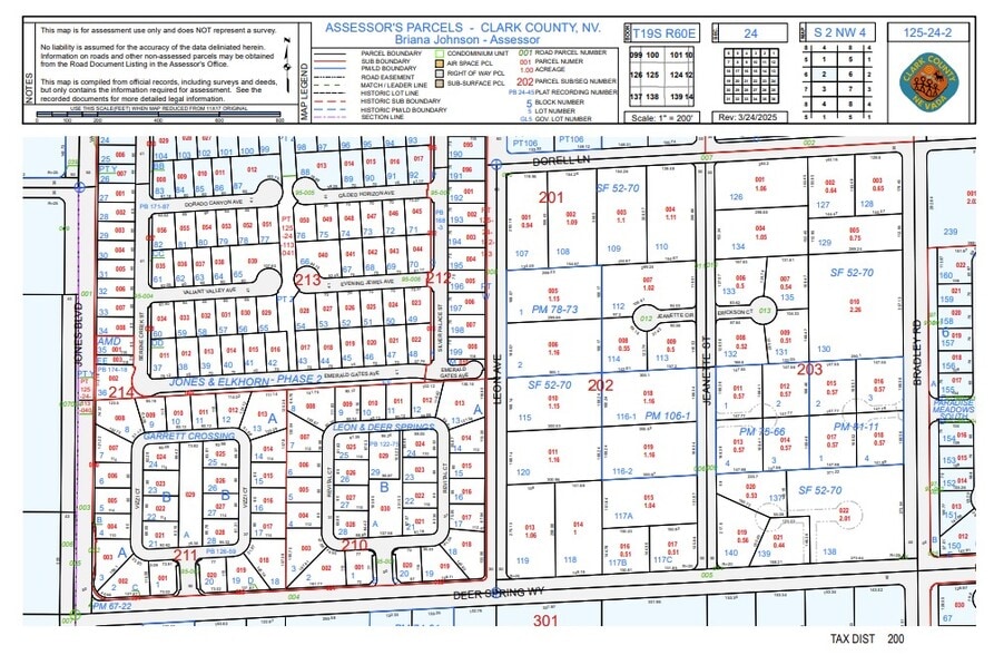 5588 Deer Springs way, Las Vegas, NV for sale - Plat Map - Image 3 of 3