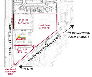 Plus de détails pour Palm Canyon Dr & Racquet Club Dr, Palm Springs, CA - Terrain à vendre