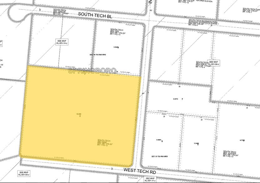 3303 W Tech Blvd, Miamisburg, OH à louer - Plan cadastral - Image 3 de 16