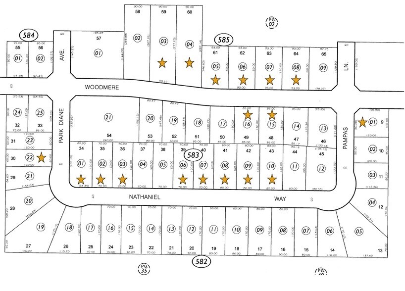 5906 Woodmere Dr, Bakersfield, CA à vendre - Plan cadastral - Image 2 de 2