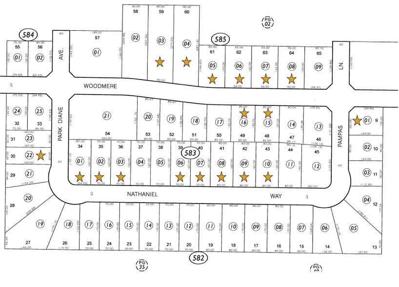 5906 Woodmere Dr, Bakersfield, CA for sale - Plat Map - Image 2 of 2