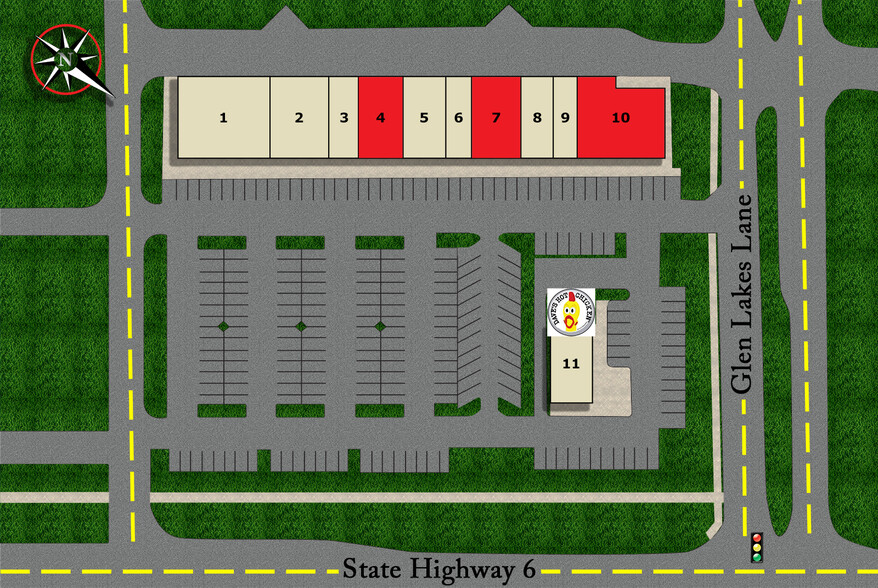 6302 S Highway 6, Missouri City, TX à louer - Plan de site - Image 2 de 2