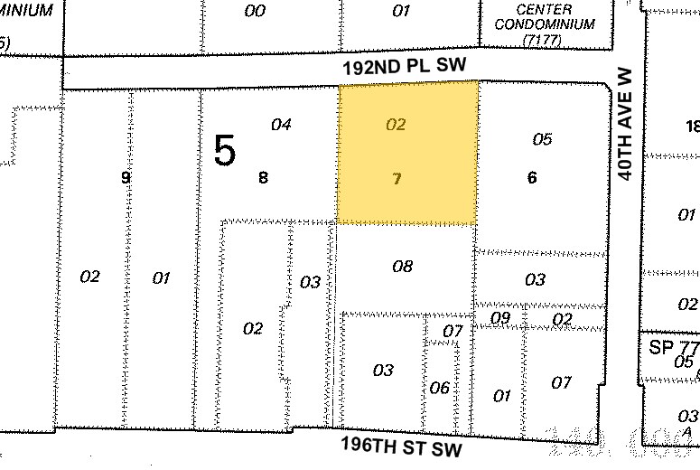 4100 194th St Sw, Lynnwood, WA à louer - Plan cadastral - Image 2 de 12