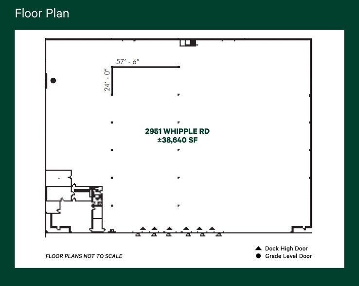 2951 Whipple Rd, Union City, CA à louer - Plan d’étage - Image 2 de 3