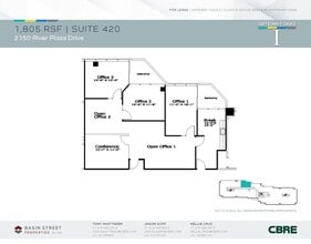 2150 River Plaza Dr, Sacramento, CA à louer Plan d’étage- Image 1 de 1