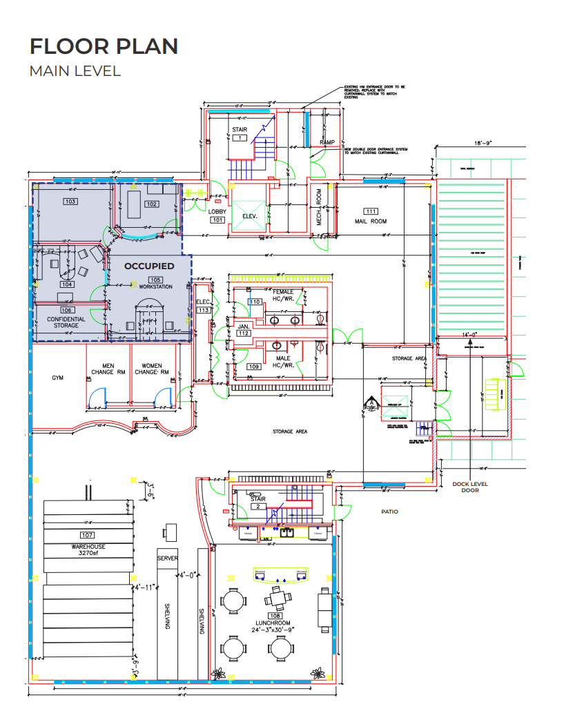 319 Bridgeport Rd E, Waterloo, ON à louer Plan d’étage- Image 1 de 2