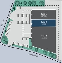 8925 Carroll Way, San Diego, CA à louer Plan de site- Image 2 de 2