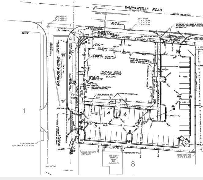 491 Warrenville Rd, Lisle, IL for lease - Site Plan - Image 2 of 5