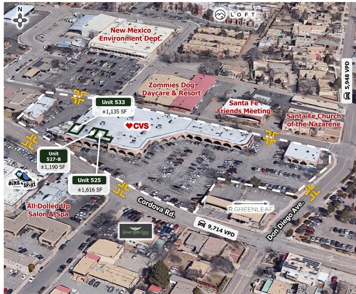 501-533 Cordova Pl, Santa Fe, NM for lease - Building Photo - Image 2 of 7
