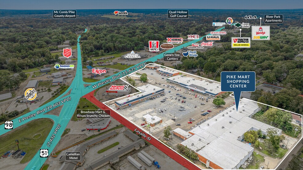 1200 Lasalle St, Mccomb, MS à vendre - Photo du bâtiment - Image 2 de 4