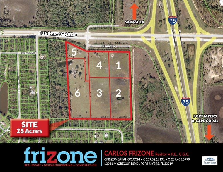 28451 Tuckers Grade, Punta Gorda, FL for sale - Aerial - Image 2 of 2
