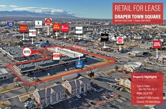 Plus de détails pour 404-448 E 12300 S, Draper, UT - Commerce de détail à louer