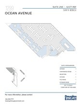 1299 Ocean Ave, Santa Monica, CA à louer Plan d’étage- Image 1 de 1
