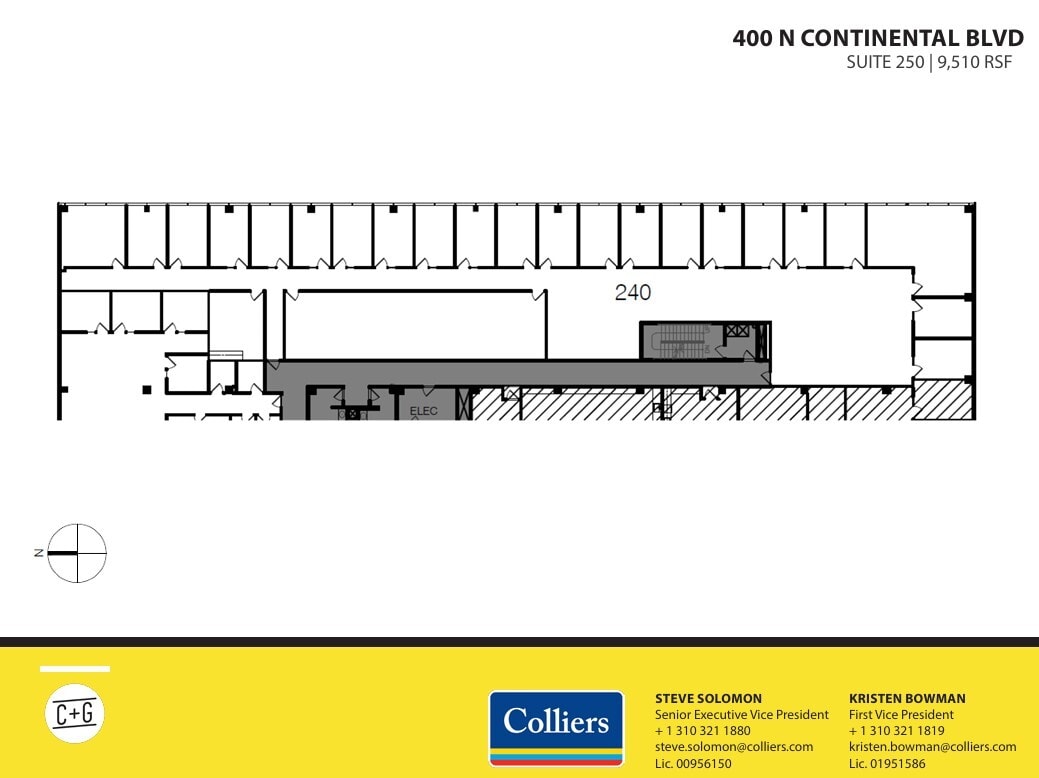 300 Continental Blvd, El Segundo, CA à louer Plan d’étage- Image 1 de 1