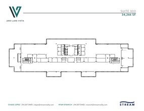 2850 Lake Vista Dr, Lewisville, TX à louer Plan d’étage- Image 1 de 1