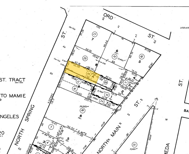 676 N Spring St, Los Angeles, CA à vendre - Plan cadastral - Image 2 de 22