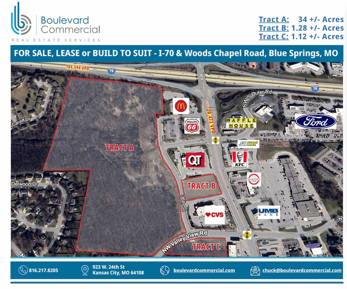 1205 NW Woods Chapel rd, Blue Springs, MO for sale - Primary Photo - Image 1 of 3