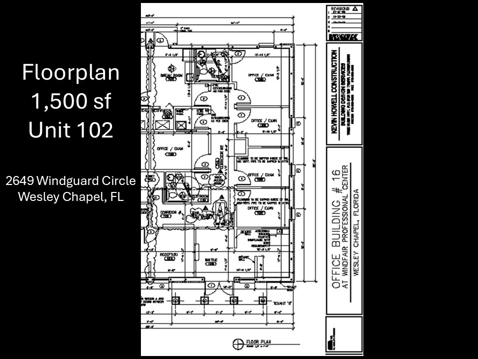 2649 Windguard Cir, Zephyrhills, FL à louer Plan d’étage- Image 1 de 1