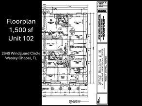 2649 Windguard Cir, Zephyrhills, FL à louer Plan d’étage- Image 1 de 1