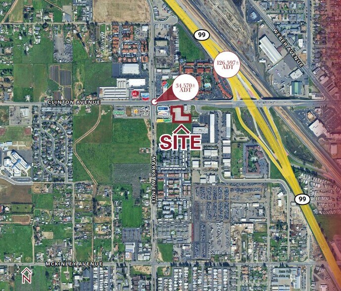 2741, 2755-2827 W Clinton Ave, Fresno, CA à louer - Photo du bâtiment - Image 2 de 3